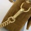 Fendi Velvet Embossed FF Motif Baguette Medium Bag Brown 2019