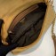 Fendi Velvet Embossed FF Motif Baguette Medium Bag Brown 2019
