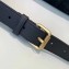 Fendi Velvet Embossed FF Motif Baguette Belt Bag Black 2019