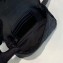Fendi Velvet Embossed FF Motif Baguette Belt Bag Black 2019