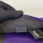 Fendi Velvet Embossed FF Motif Baguette Belt Bag Purple 2019