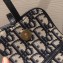Dior Saddle Mini Phone Bag In Oblique Canvas Blue 2019