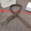 Givenchy Width 3cm Leather Belt Nude with Double G Buckle