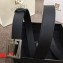 Givenchy Width 3cm Leather Belt Black with Double G Buckle
