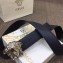 Versace Width 4cm Palazzo Belt Dark Blue With Medusa Buckle