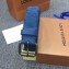 Louis Vuitton Width 3.5cm Monogram Denim Signature Belt Blue 2019