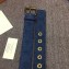 Louis Vuitton Width 3.5cm Monogram Denim Signature Belt Blue 2019