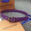Louis Vuitton Width 3.5cm Monogram Denim Signature Belt Purple 2019