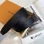 Louis Vuitton Width 3.5cm Monogram Canvas Signature Belt 2019