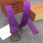 Louis Vuitton Width 3.5cm Monogram Denim Signature Belt Purple 2019