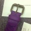 Louis Vuitton Width 3.5cm Monogram Denim Signature Belt Purple 2019