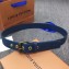 Louis Vuitton Width 3.5cm Monogram Denim Signature Belt Blue 2019