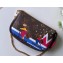 Louis Vuitton Monogram Canvas Mini Pochette Accessoires Bag Bears Print M67769