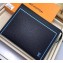 Louis Vuitton Pochette Voyage MM Bag Taiga Leather Outline Black/Blue