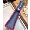 Louis Vuitton Pochette Voyage MM Bag Taiga Leather Outline Navy Blue/Red M63394