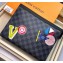 Louis Vuitton Pochette Voyage MM Bag Damier Graphite Canvas League N64442