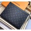 Louis Vuitton Pochette Voyage MM Bag Monogram Eclipse Canvas M61692