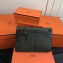 Hermes Halzan Togo Calfskin Leather Bag Dark Green