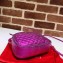 Gucci Laminated Leather Mini Shoulder Bag 534951 Purple 2019