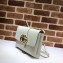 Gucci Leather Arli Medium Shoulder Bag 550126 White 2019