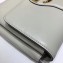 Gucci Leather Arli Medium Shoulder Bag 550126 White 2019