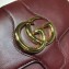 Gucci Leather Arli Medium Shoulder Bag 550126 Burgundy 2019
