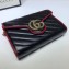Gucci Diagonal GG Marmont Mini Shoulder Bag 573807/474575 Black 2019