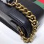 Gucci Web GG Marmont Leather Shoulder Bag 476468 Black