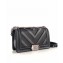 Chanel Embossed Chevron Medium Boy Flap Bag Black 2019