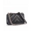 Chanel Embossed Chevron Medium Boy Flap Bag Black 2019