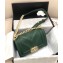 Chanel Embossed Chevron Small Boy Flap Bag Green 2019