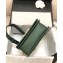 Chanel Embossed Chevron Small Boy Flap Bag Green 2019