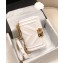 Chanel Embossed Chevron Small Boy Flap Bag White 2019