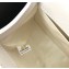 Chanel Embossed Chevron Medium Boy Flap Bag White 2019