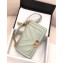 Chanel Embossed Chevron Medium Boy Flap Bag Pale Green 2019