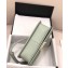 Chanel Embossed Chevron Medium Boy Flap Bag Pale Green 2019