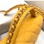 Chanel Chain Infinity Flap with Top Handle Small Bag Yellow 2019