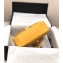 Chanel Chain Infinity Flap with Top Handle Small Bag Yellow 2019