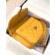 Chanel Chain Infinity Flap with Top Handle Small Bag Yellow 2019