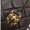 Chanel Chain Infinity Flap with Top Handle Small Bag Black 2019