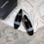 Chanel Glittered Fabric/Patent Calfskin Lace-Ups G34128 Tweed Blue 2019
