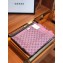 Gucci GG Jacquard Pattern Wool Scarf 411115 180x48cm Pink/Gray