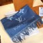 Louis Vuitton Reykjavik Scarf 185x45cm M75704 Denim