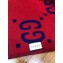 Gucci GG Jacquard Wool Scarf 495592 192x37cm Blue/Red