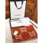 Gucci GG Jacquard Wool Scarf 495592 192x37cm Orange/White