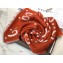 Gucci GG Jacquard Wool Scarf 495592 192x37cm Orange/White