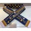 Louis Vuitton Vendome Bandeau Scarf 8x120cm M73868 Navy 2019
