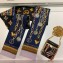 Louis Vuitton Vendome Bandeau Scarf 8x120cm M73868 Navy 2019