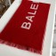 Balenciaga Logo Print Scarf 34x200cm Red 2019