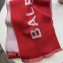 Balenciaga Logo Print Scarf 34x200cm Red 2019